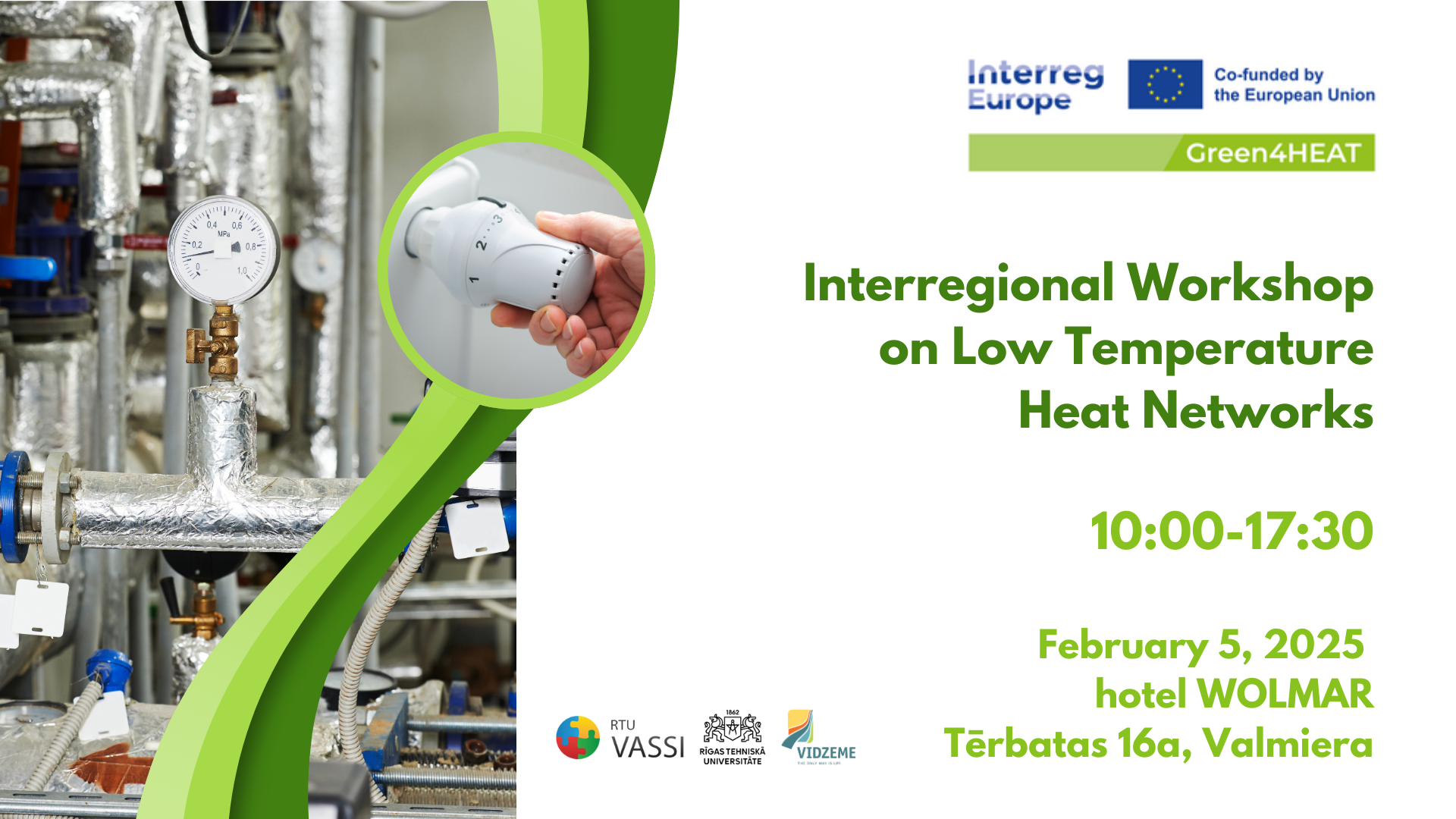 projekta green4heat starptautiska darba grupa