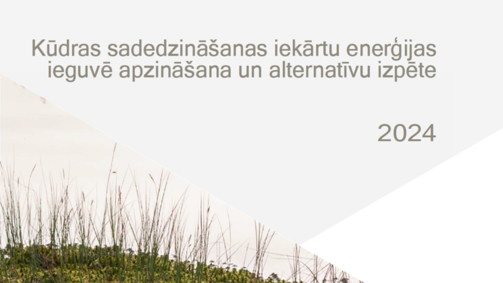 izstradats petijums par kudras izmantosanu energetika un tas alternativam