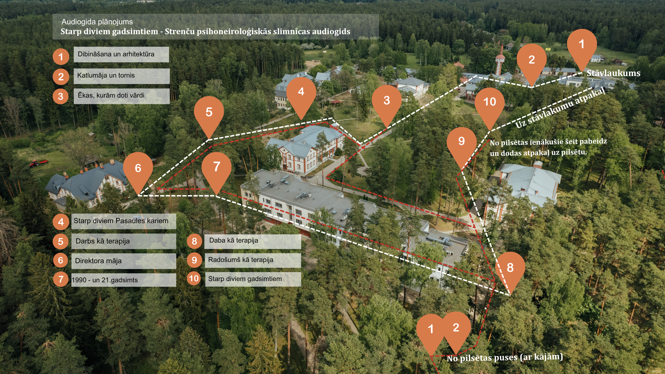 stasti atdzivojas turpinas strencu slimnicas audiogida veidosana