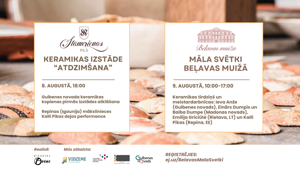 gulbenes novada keramikas kopiena aicina izzinat un svinet malu