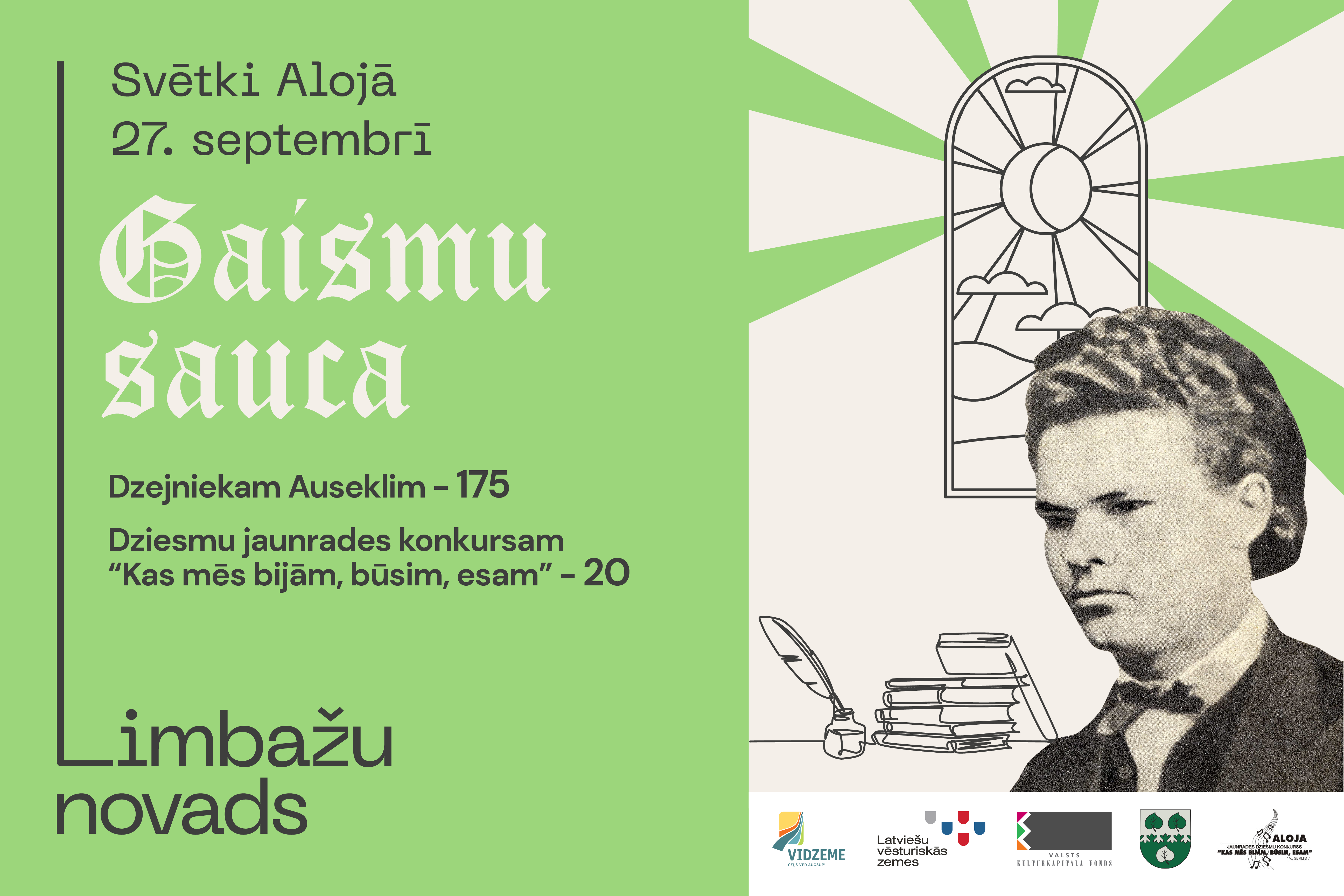 ieludz uz svetkiem gaismu sauca aloja