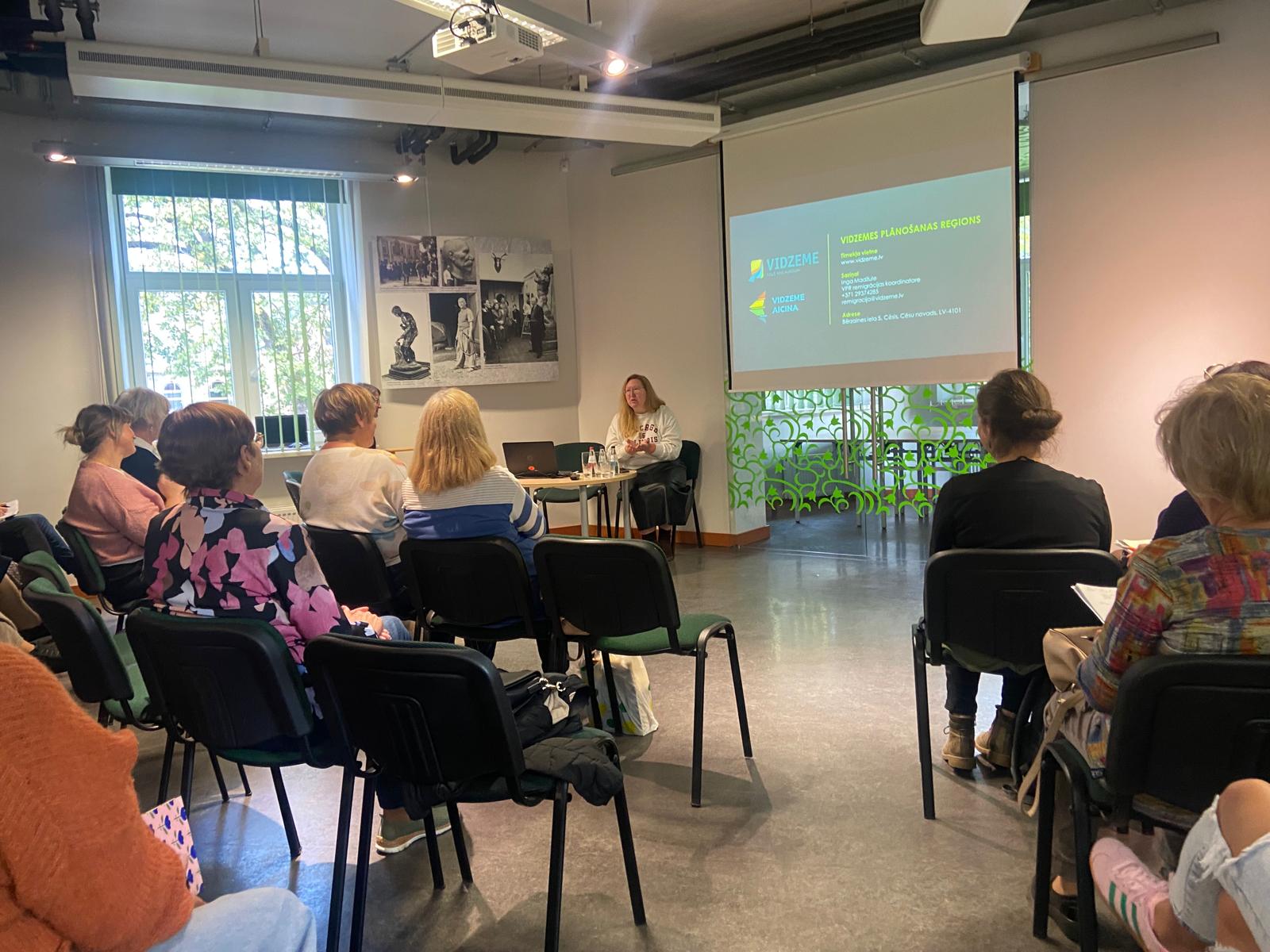 bibliotekas ka atbalsta punkti remigrantiem sadarbiba vidzeme klust ciesaka