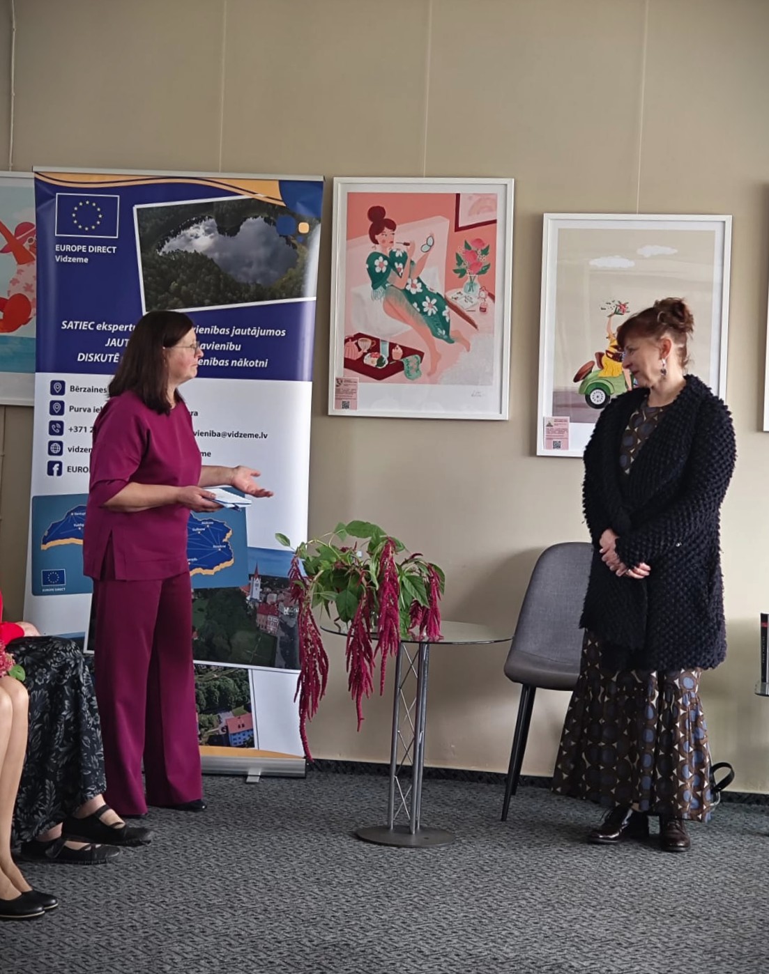 staicele aizvadita iedvesmojosa tiksanas ar zani daudzinu par celu no skatuves runas lidz literaturai