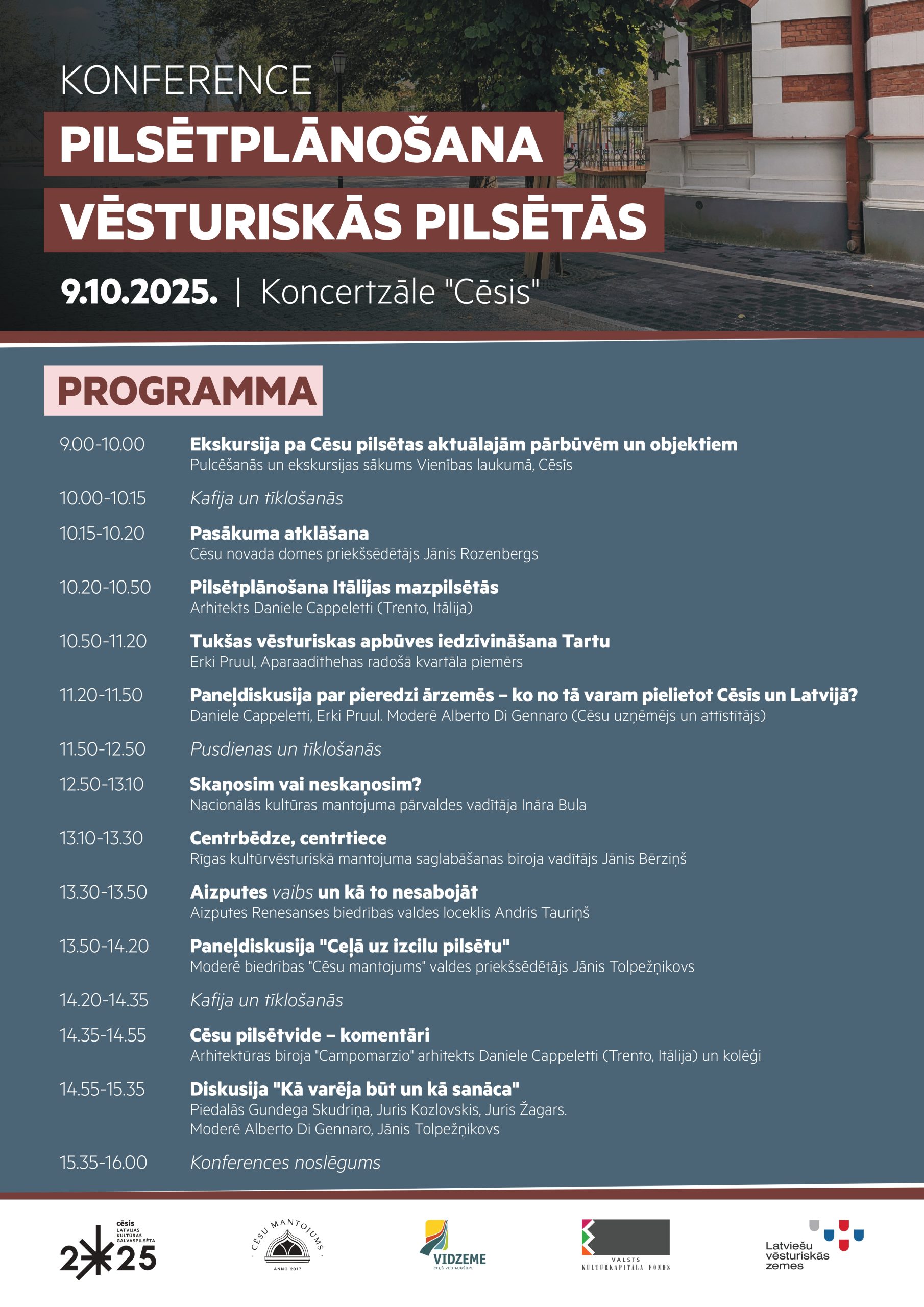 notiks konference pilsetplanosana vesturiskas pilsetas