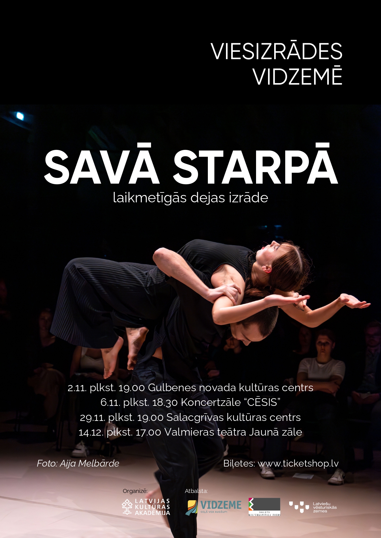 laikmetigas dejas izrade sava starpa dodas viesizrades pa vidzemi