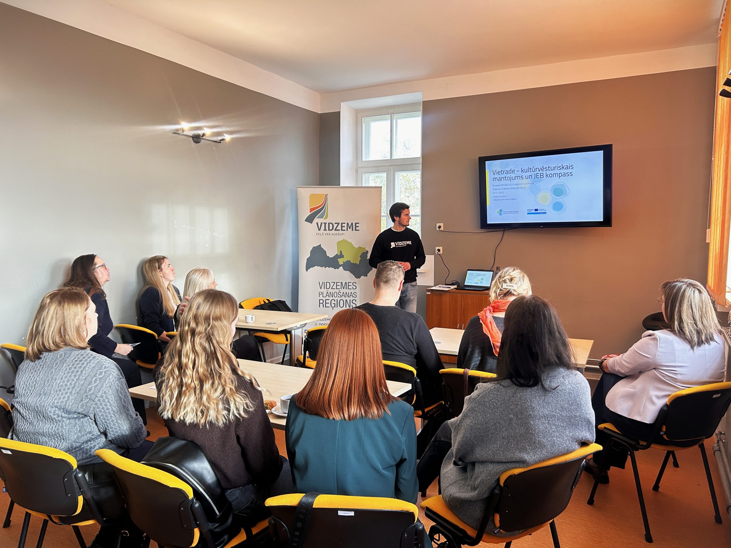 gulbene diskute par kulturvesturiska mantojuma lomu un vietrades nozimi