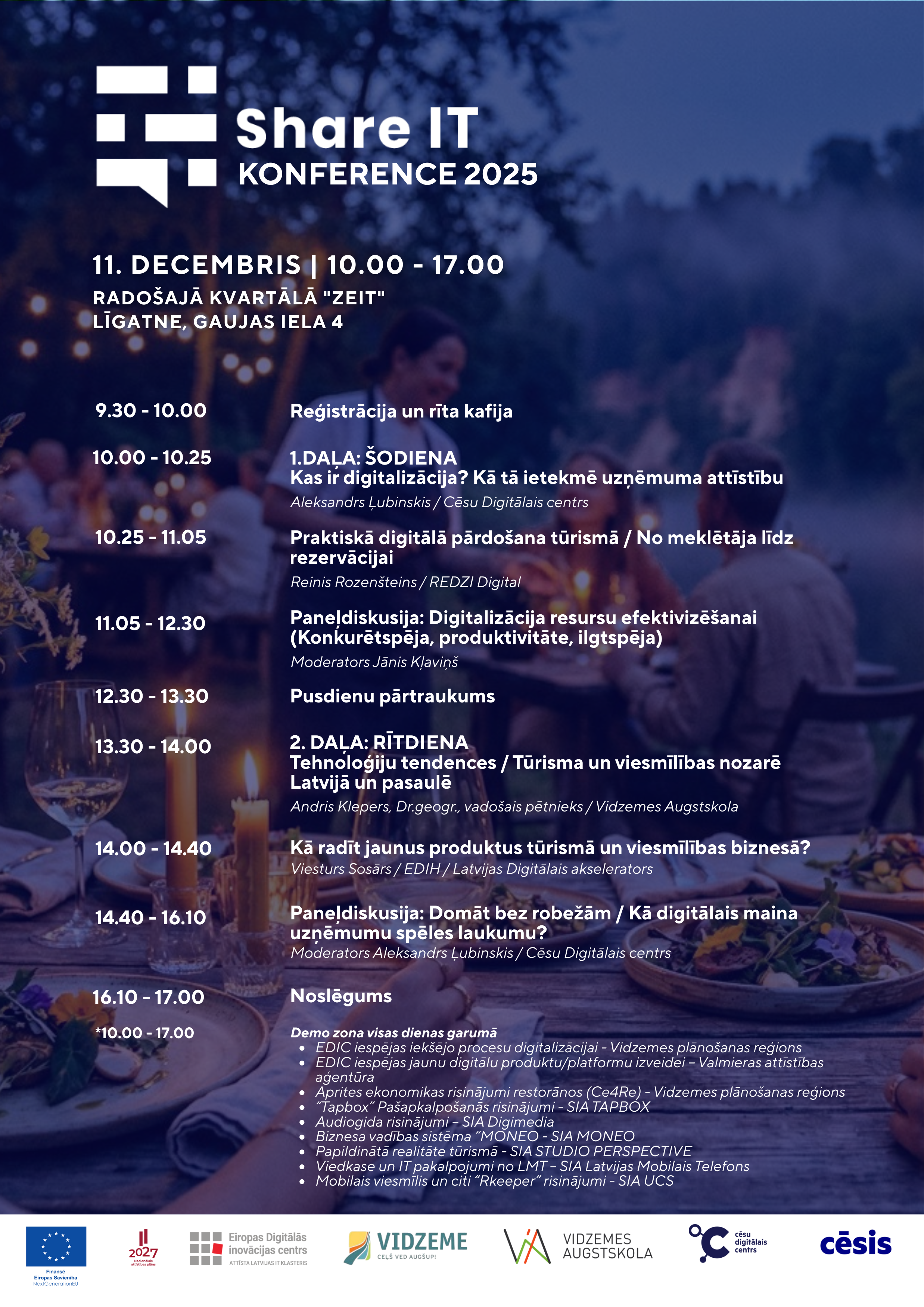 uznemeji un nozaru profesionali aicinati uz shareit 2025 konferenci turisms un viesmiliba