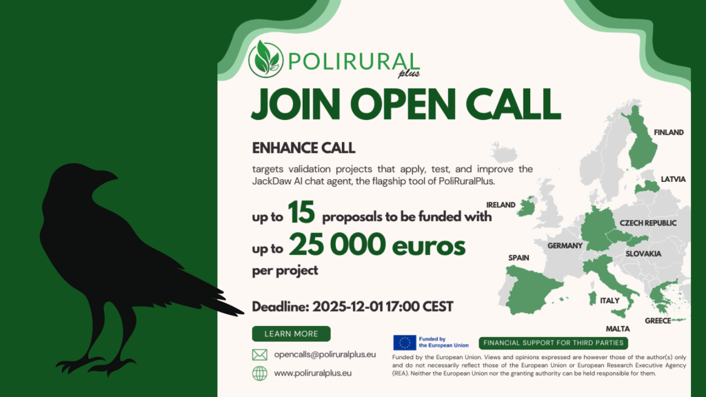 enhance open call launched apply now to validate jackdaw geoai chatbot