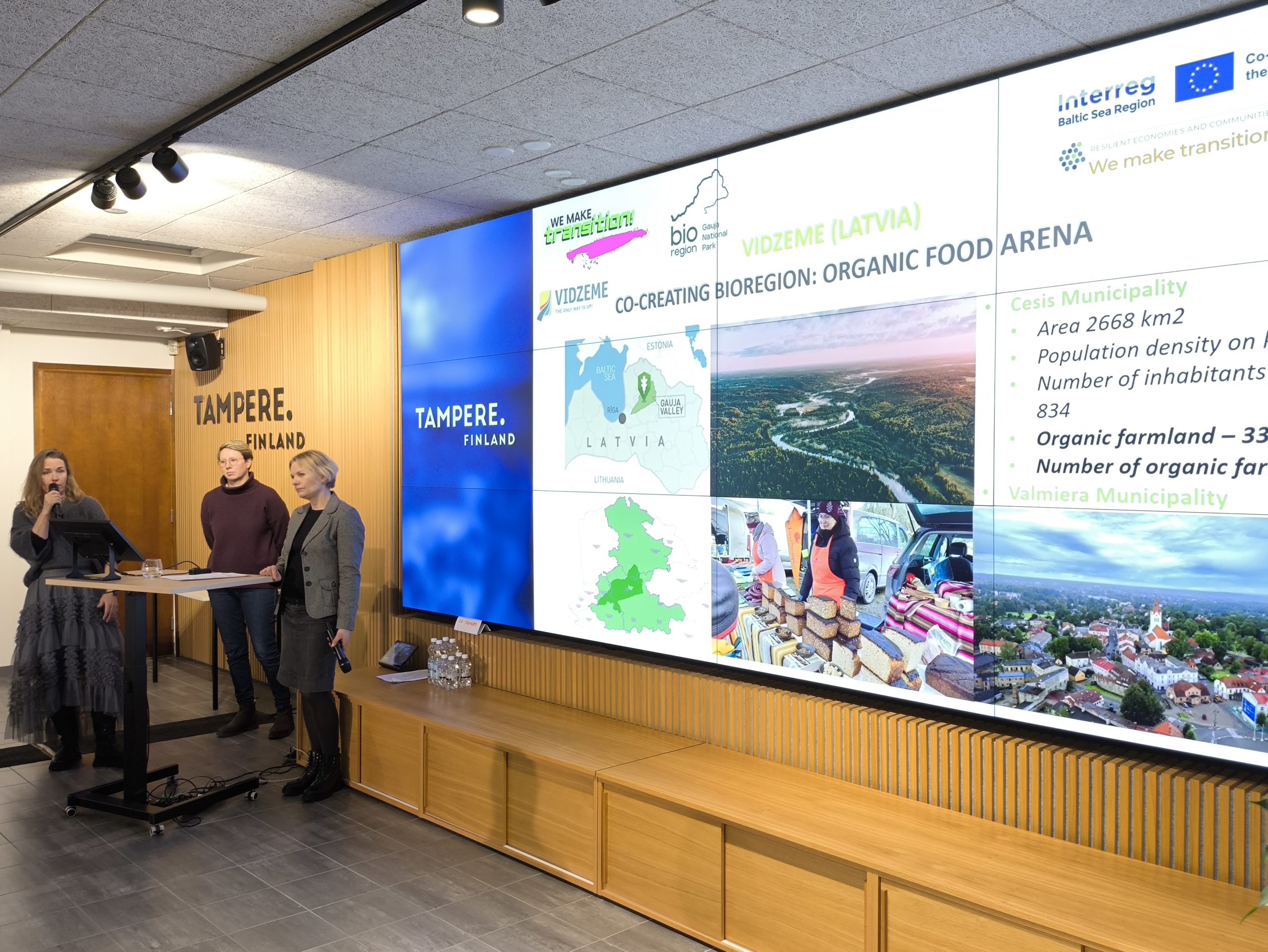 bioregiona attistiba vidzeme iedvesmo partnerus projekta we make transition nosleguma tampere