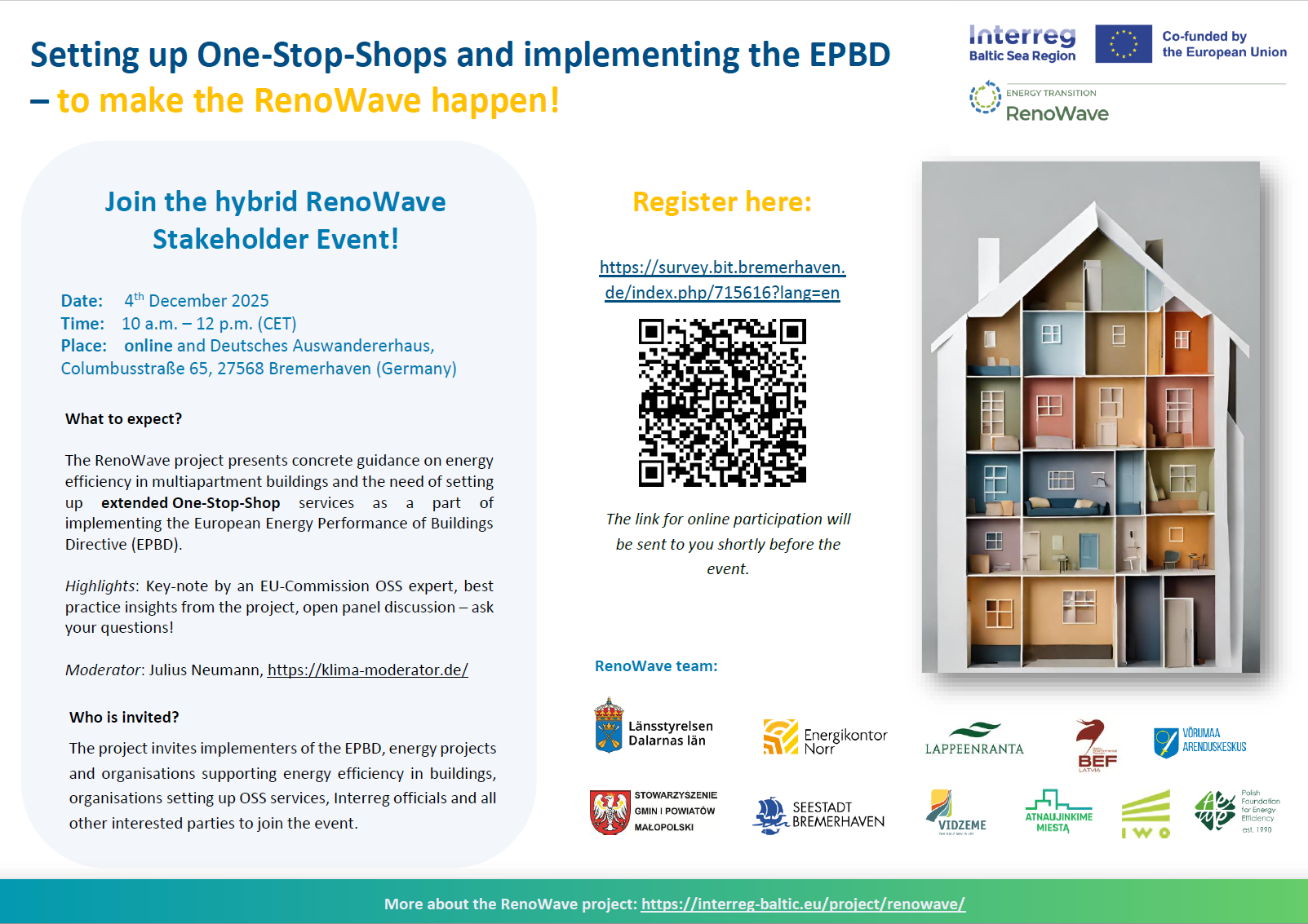 aicinam piedalities tiessaistes seminara par vienas pieturas agenturas lomu eku atjaunosanas veicinasanai