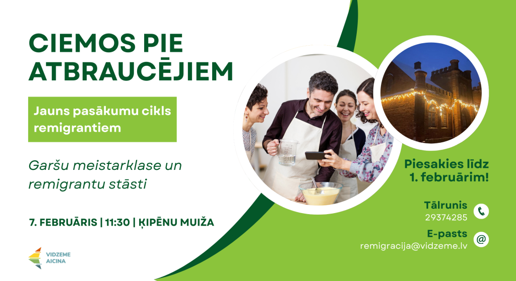 jauns pasakumu cikls remigrantiem ciemos pie atbraucejiem starte kipenu muiza