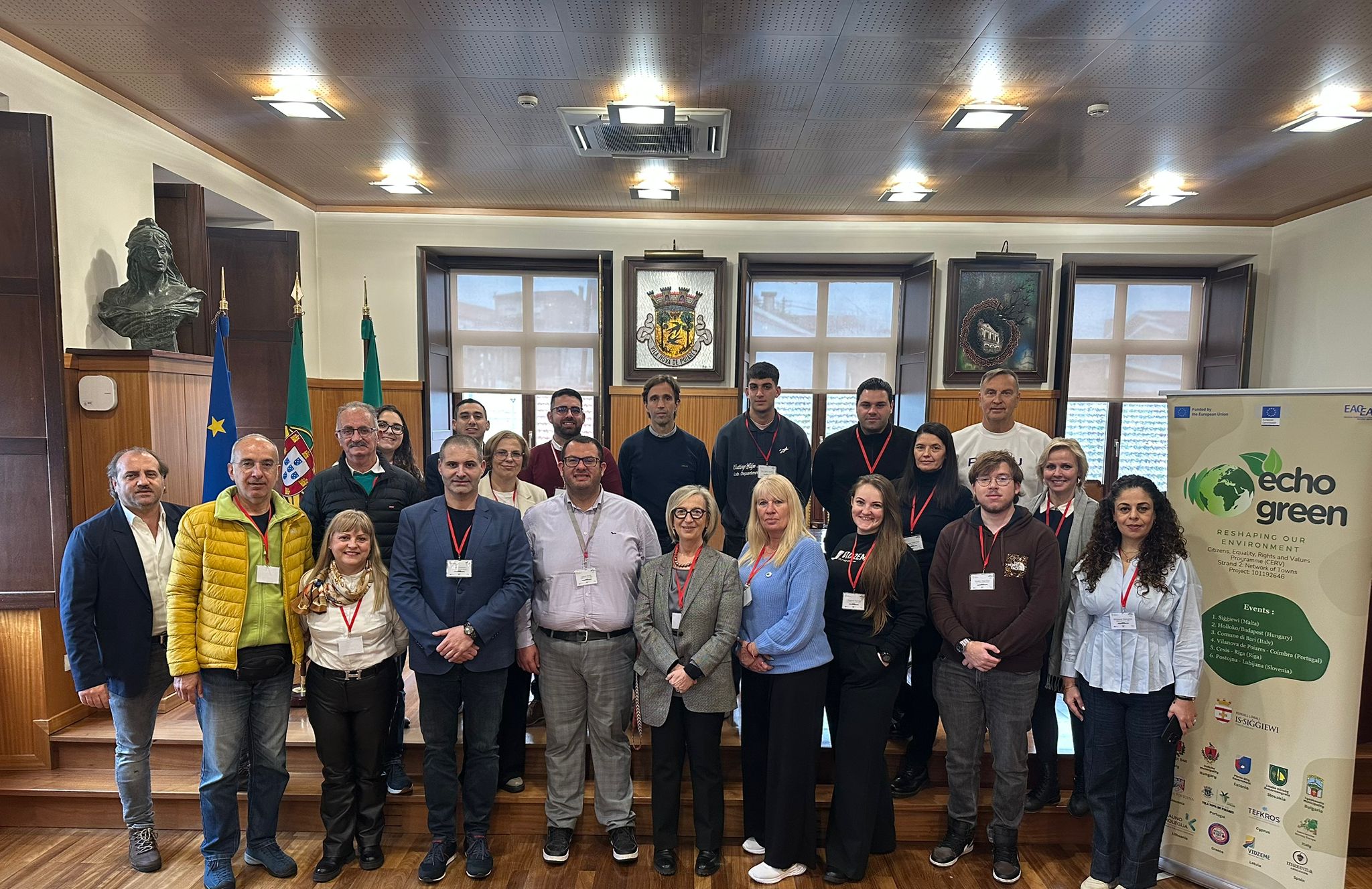 vidzemes planosanas regions stiprina starptautisko sadarbibu klimata parmainu mazinasanas joma portugale