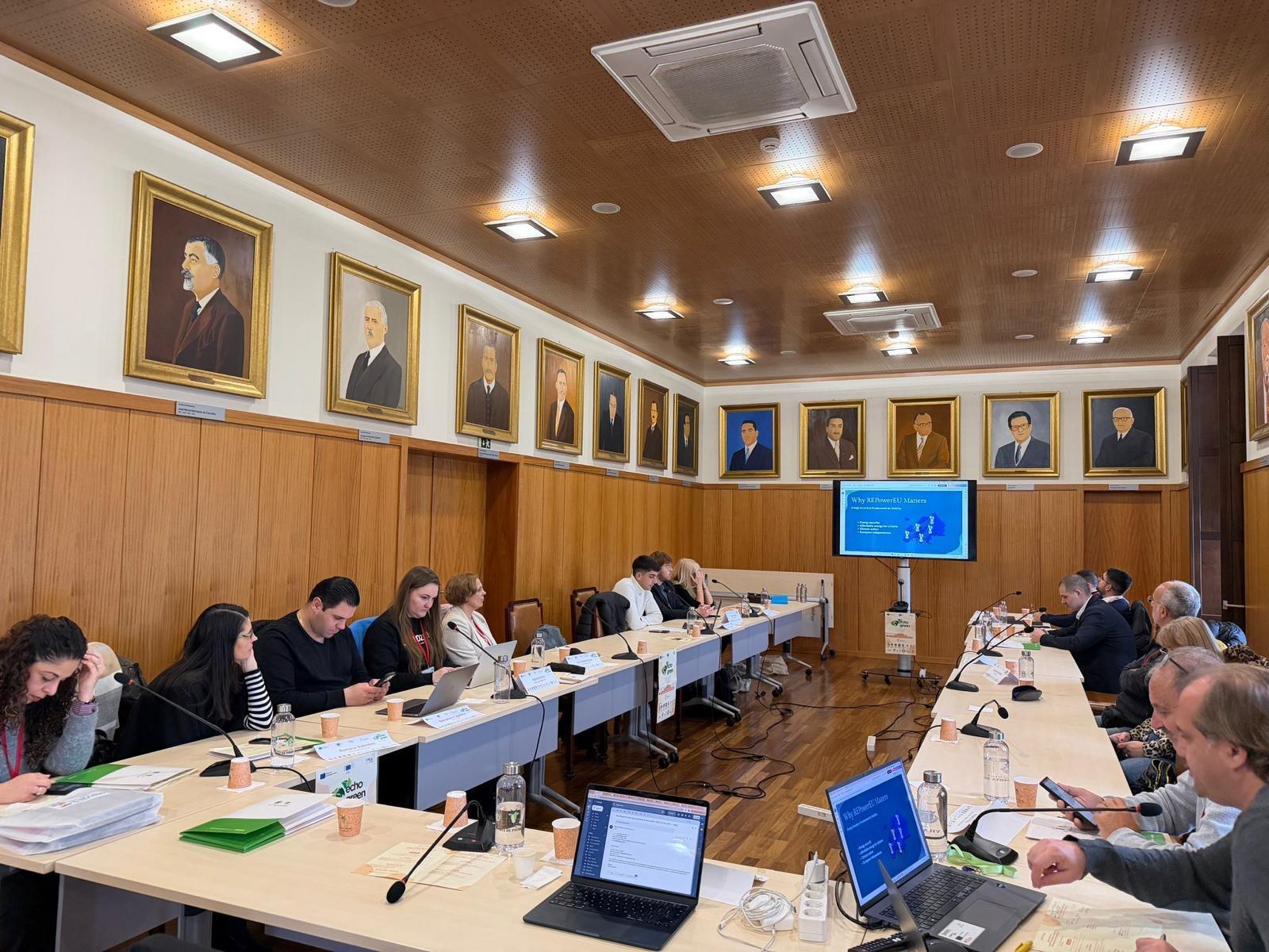 vidzemes planosanas regions stiprina starptautisko sadarbibu klimata parmainu mazinasanas joma portugale