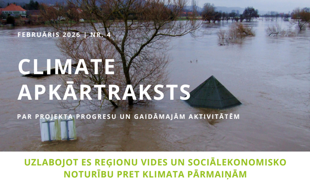 izdots climate projekta jaunakais apkartraksts un publicets informativs video