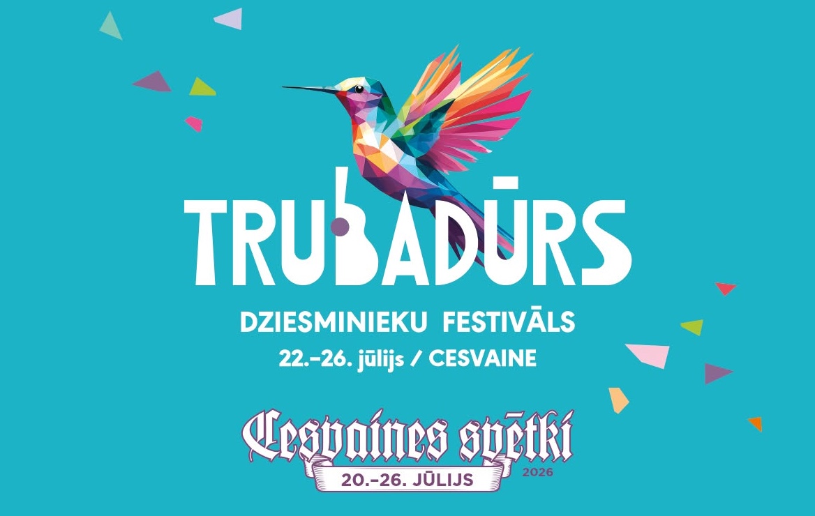 aicina uz ceturto celojoso dziesminieku festivalu trubadurs cesvaine