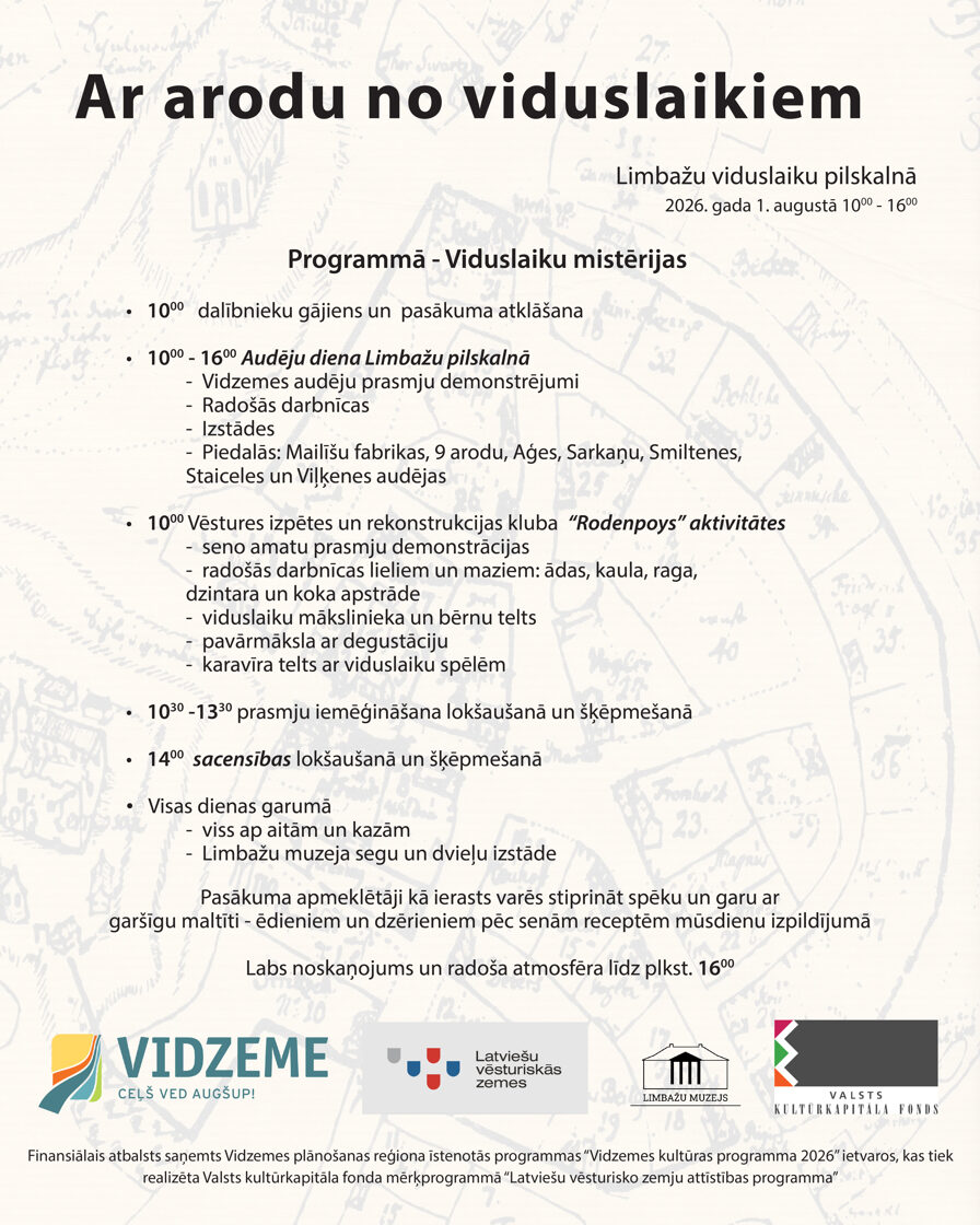 audeju diena limbazu viduslaiku pilskalna
