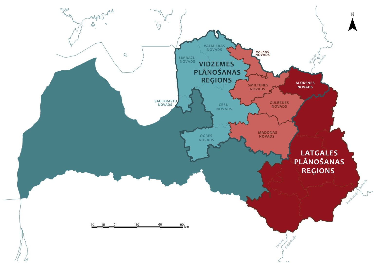 saeimas komisija atbalsta priekslikumu latvijas austrumu teritoriju paplasinat ar vel cetram vidzemes pasvaldibam