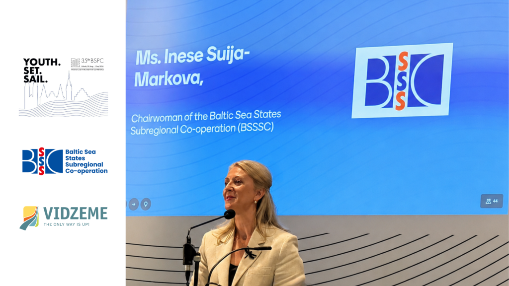 Photo: vidzeme.lv Baltic Sea Region Security and Democracy Discussed in Lübeck